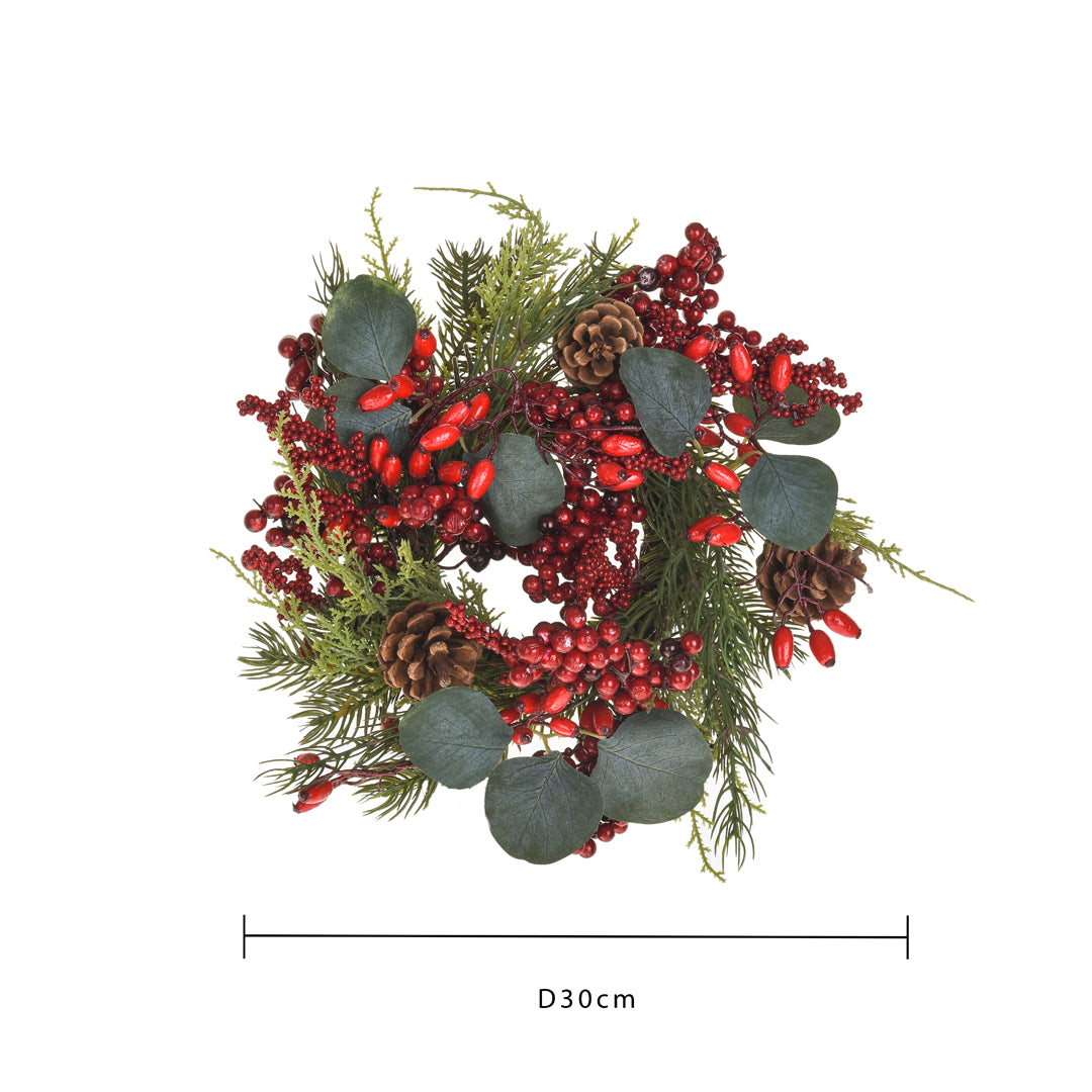 Centrotavola con eucalipto • 30 cm