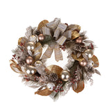 Corona con sfere e fiocco • H 4 cm