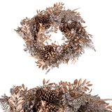 Corona con Bacche e Pino  • 75 cm
