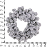 Corona innevata 88 tips • 50 cm