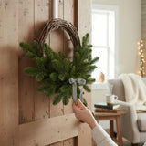 Corona willow conAbete normandia • H 10 cm