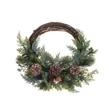 Corona willow con ghiande e mirtill • H 10 cm