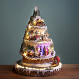 Paesaggio 48,5 con Treno Mov+Luc+Mus • 48,5 cm