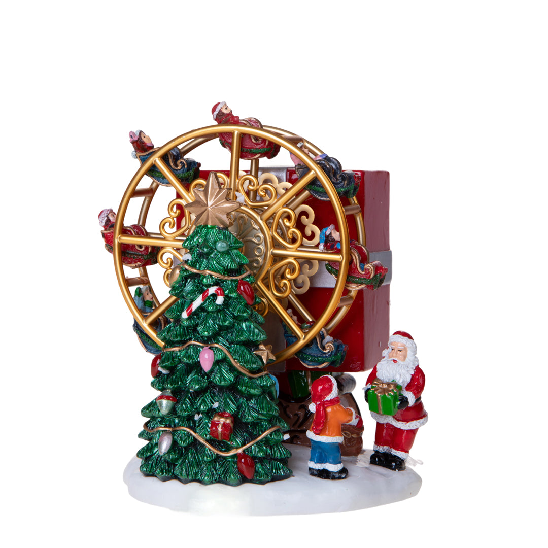 Carillon con Giostra Babbo N • 14,1 cm