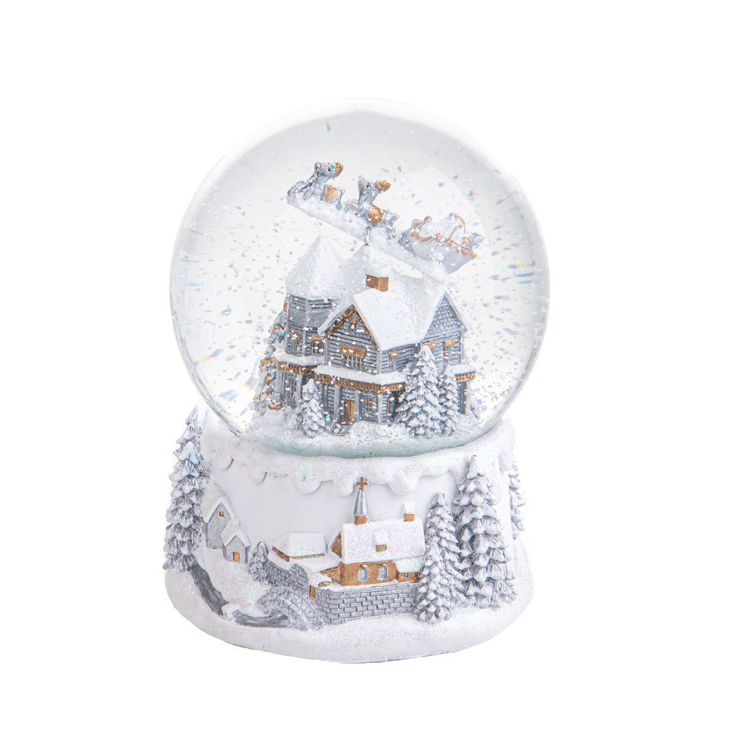 Carillon a sfera con casa natale • 12,5 cm