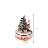 Carillon con babbo natale e albero • 20 cm