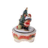 Carillon con babbo natale e albero • 20 cm