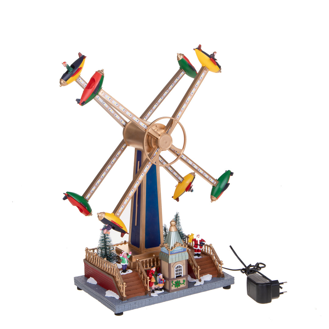 Giostra natale movimento+luci+musica • H 47,6 cm