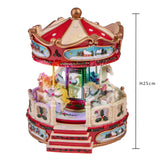 Giostra 21xh25 cm carillon mus-mov-luci • H 25 cm