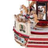 Giostra 21xh25 cm carillon mus-mov-luci • H 25 cm