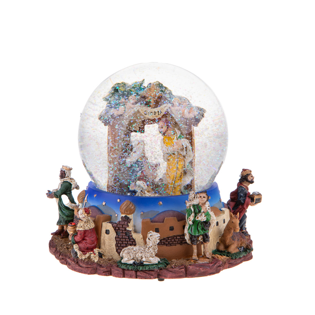 Sfera 12xh16,5 carillon con nativita' • H 16,5 cm