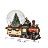 Locomotiva con sfera e carillon • H 21 cm