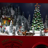 Truck 33xh16, con santa led+musica int • H 16,5 cm