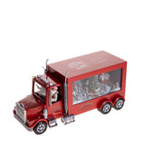 Truck 33xh16, con santa led+musica int • H 16,5 cm