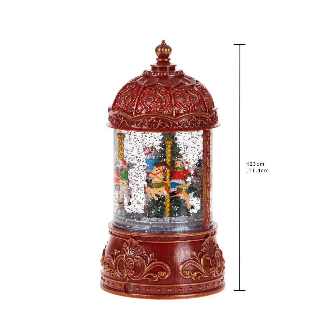 Carossello natale con led+musica+movimento • H 23 cm