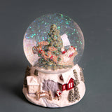 Sfera Carillon con Slitta Babbo Natale  • 17 cm