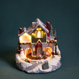 Paesaggio con Slitta con Luci+Mov+Mus  • 22,5 cm