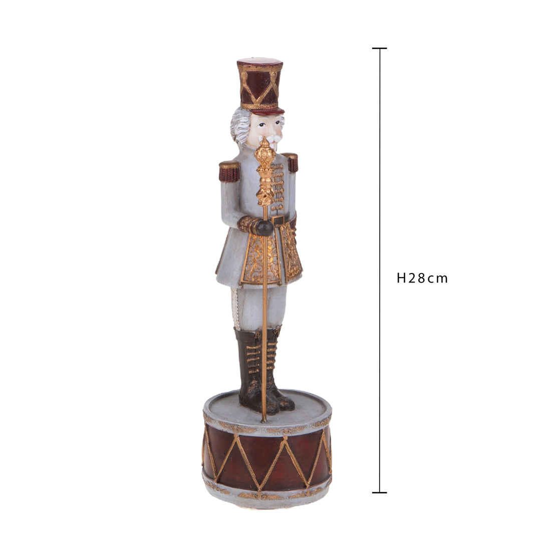 Schiaccianoci h,28 con carillon musicale • H 28 cm