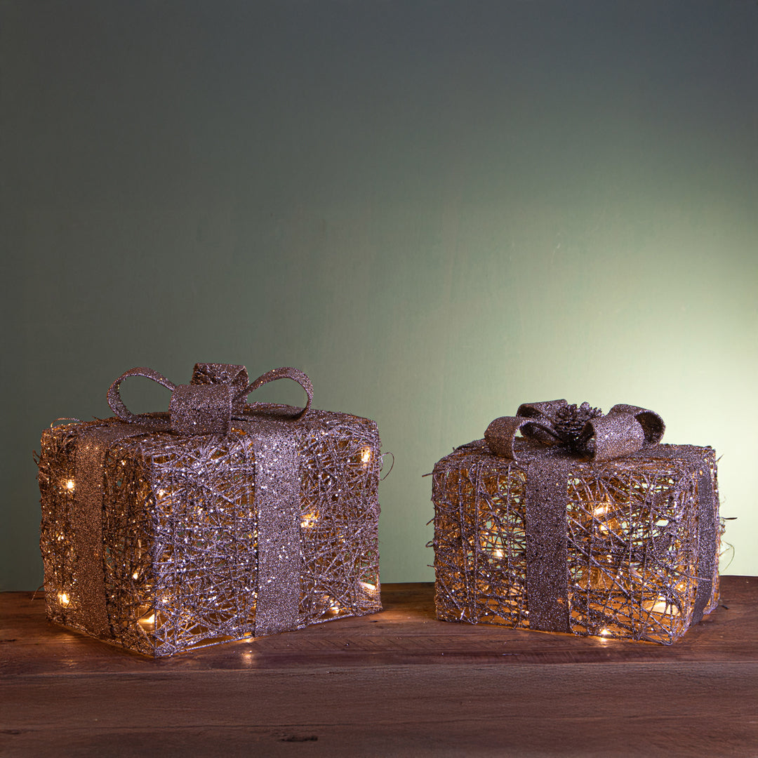 Set 2 pacchi dono 30 led • 32 cm