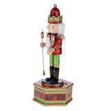 Carillon 33 cm Schiaccianoci con Paillettes  • 33 cm