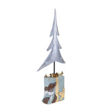 Albero natale artificiale con Pacco Dono  • 80 cm
