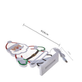 Babbo Natale Led Infinity con Base • 28 cm