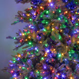 Abete Alpino con 600 Led 1210 Rami Pvc+P • 213 cm