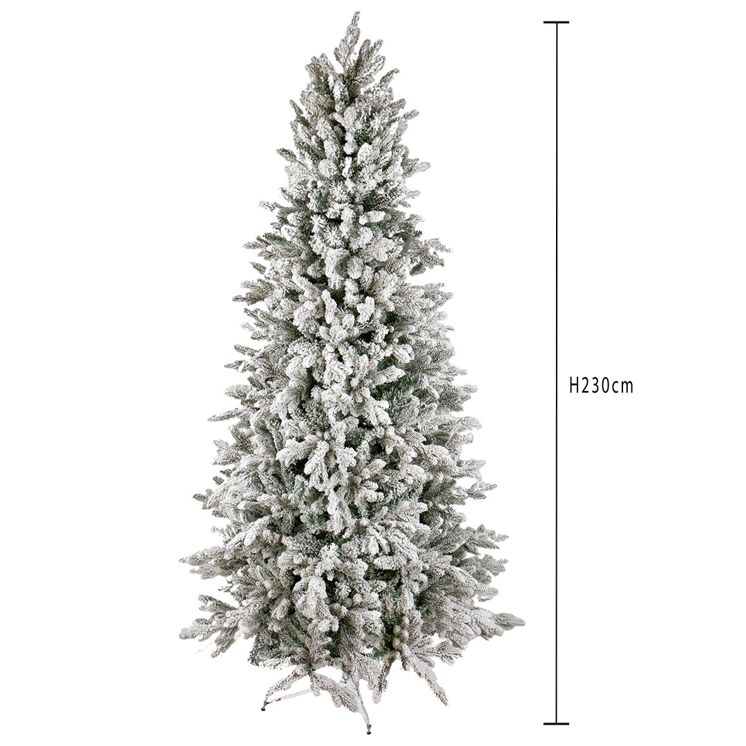 Albero di Natale Nevicato • 230 cm