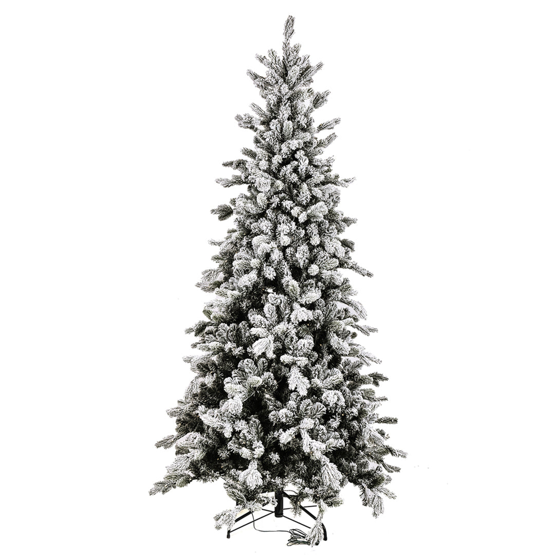 Abete artificiale Dolomiti innevate -Slim 1855 rami con 470 Led  • 260 cm