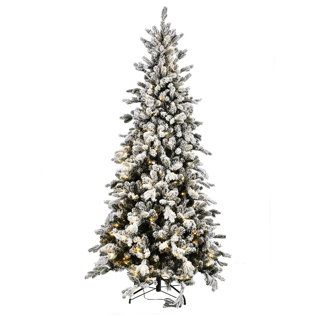 Abete artificiale Dolomiti innevate -Slim 1855 rami con 470 Led  • 260 cm