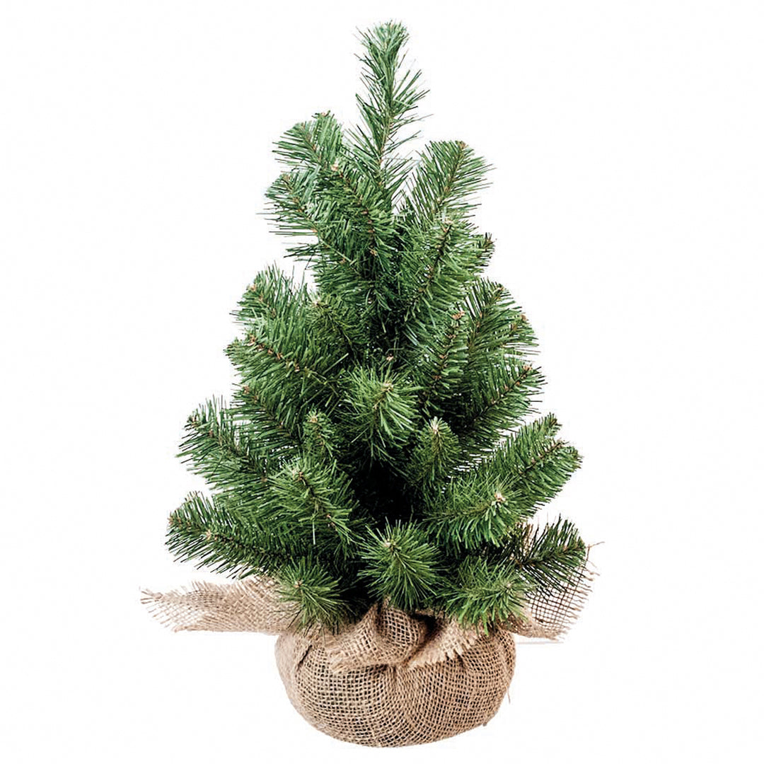 2 Pezzi • Albero di Natale Verde Abete con sacco 45 tips • 47 cm