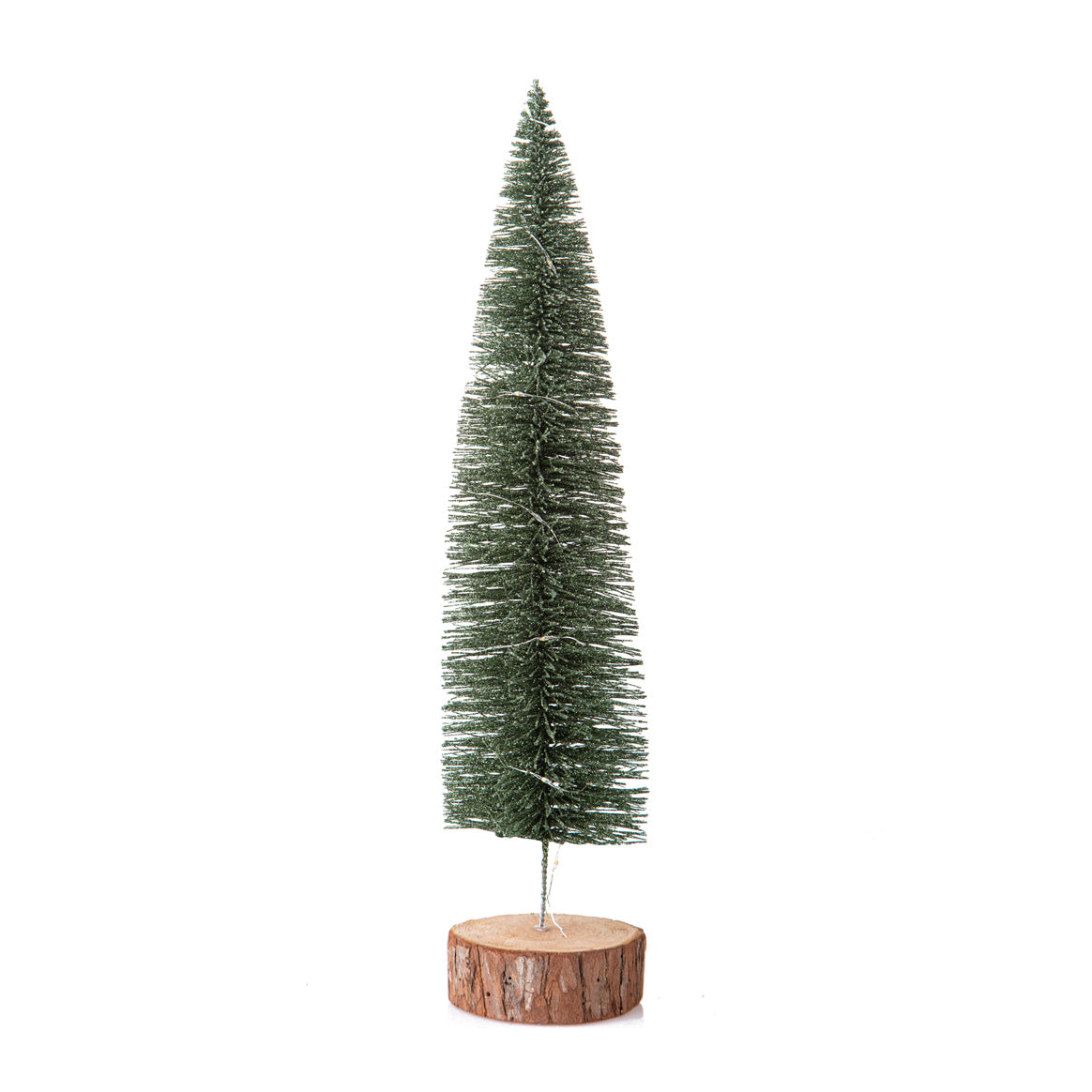 Pezzi 2 •Albero cono gl. led uso int sc • H 40 cm