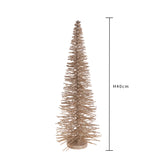 Albero cono 16xh. con glitter • H 40 cm