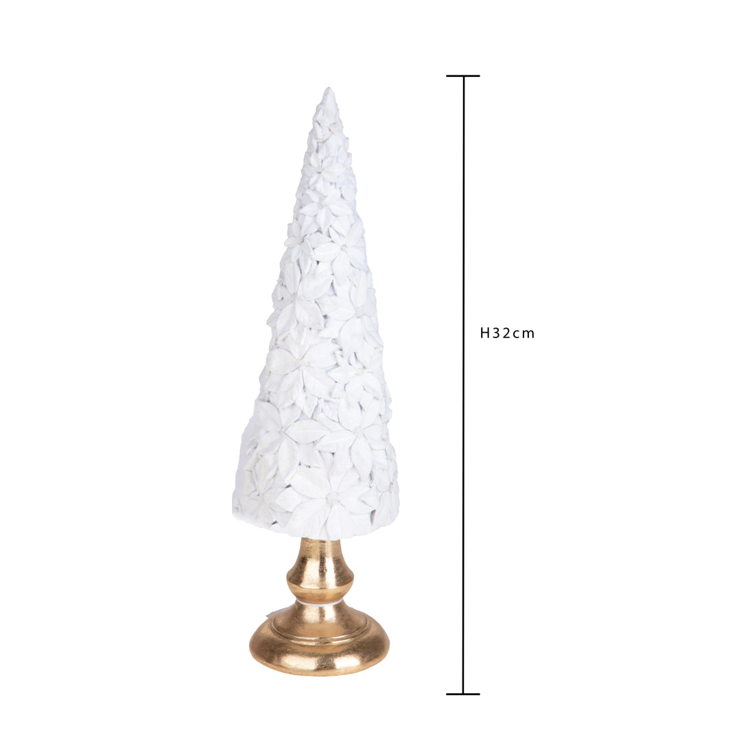 Cono con stella natale • H 32 cm