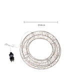 Corona con 1800 Warm Led  • 58 cm