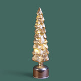 Albero con led che ruota • H 41 cm