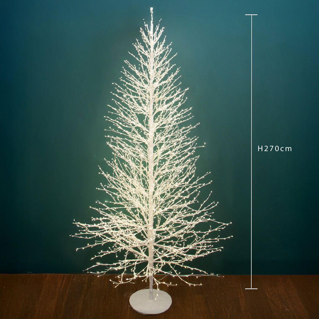 Faggio con 3850 led con flash • H 270 cm