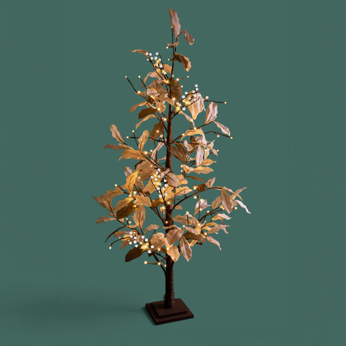 Magnolia con 114 led int. • H 150 cm
