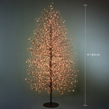 Albero con 2000 micro led da est. • H 180 cm