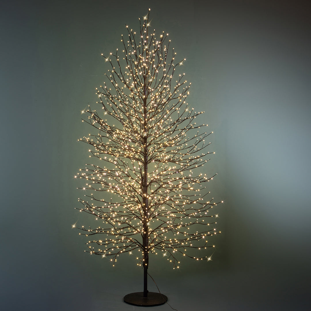 Albero artificiale con 1100 Micro Led da esterno  • 180 cm