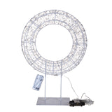 Corona con 400 warm led con base est. • H 60 cm