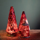 2 Pezzi •  Albero artificiale con Led  • 19 cm