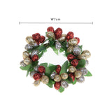 Pezzi 12 • Girocandela con glitter • H 3,5 cm