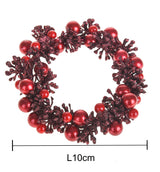 Pezzi 6 • Girocandela con bacche • H 4,5 cm