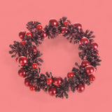 Pezzi 6 • Girocandela con bacche • H 4,5 cm