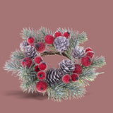 Pezzi 6 • Girocandela dm con mirtilli • H 4 cm