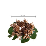 Giro candela con bacche E Pino • 2 cm • 24 Pezzi